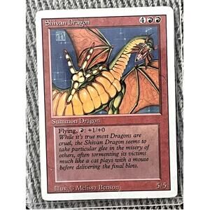 Shivan Dragon – 1994 Revised Edition – Magic: The Gathering